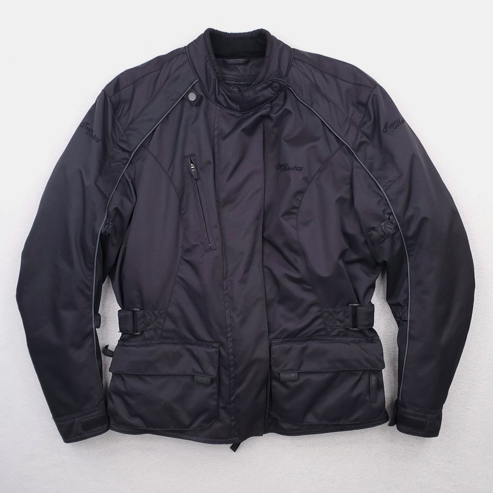 TourMaster Motorcycle‎ Jacket Womens Large Black Trinity Series 2 Riding Biker